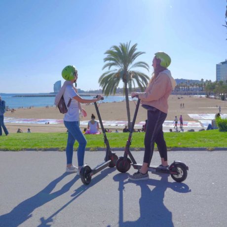 scoooter tour of Barcelona
